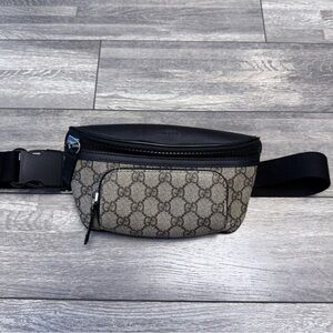 Gucci Beige and Black Belt Bag